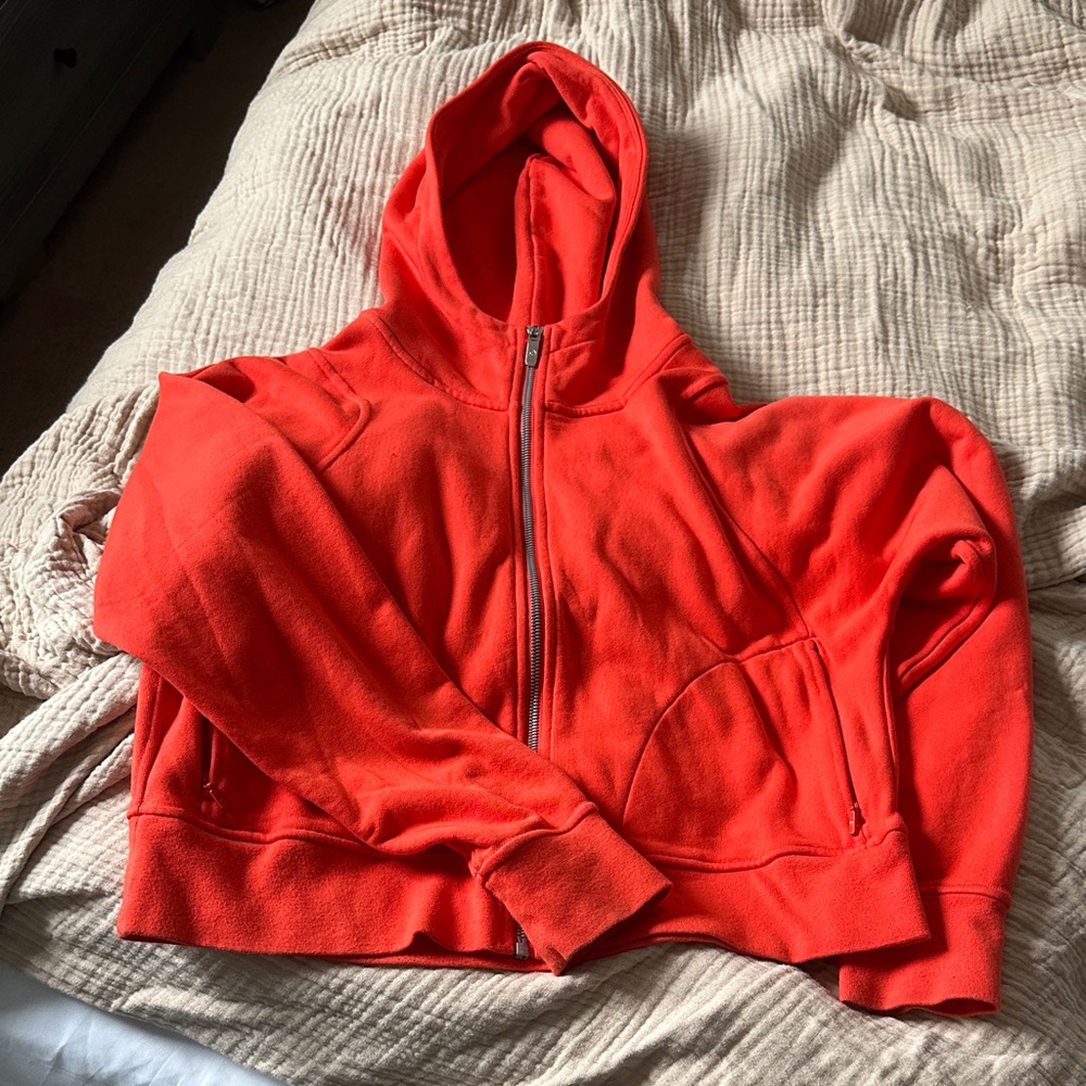 lululemon athletica Red Hoodie Jacket